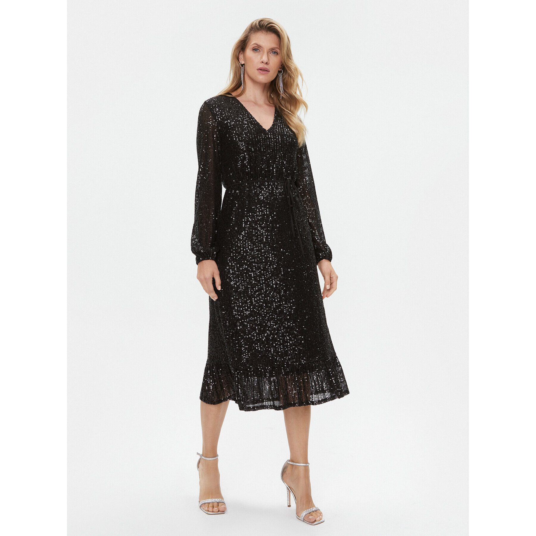 TWINSET Rochie cocktail 232TT2280 Negru Regular Fit - Pled.ro