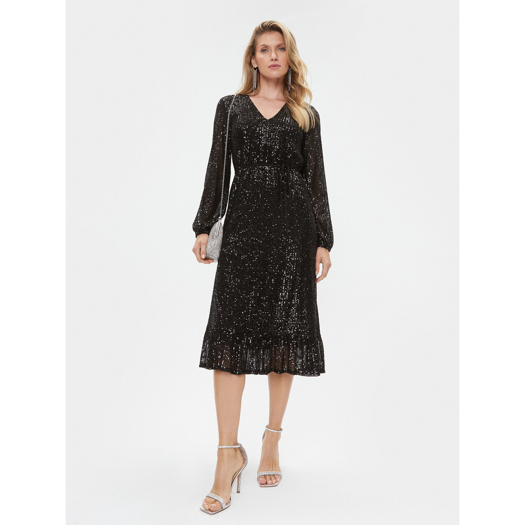 TWINSET Rochie cocktail 232TT2280 Negru Regular Fit - Pled.ro