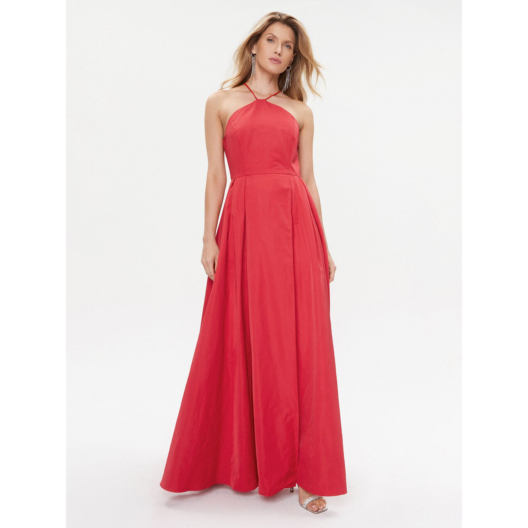 TWINSET Rochie de seară 232TT2492 Roșu Regular Fit - Pled.ro