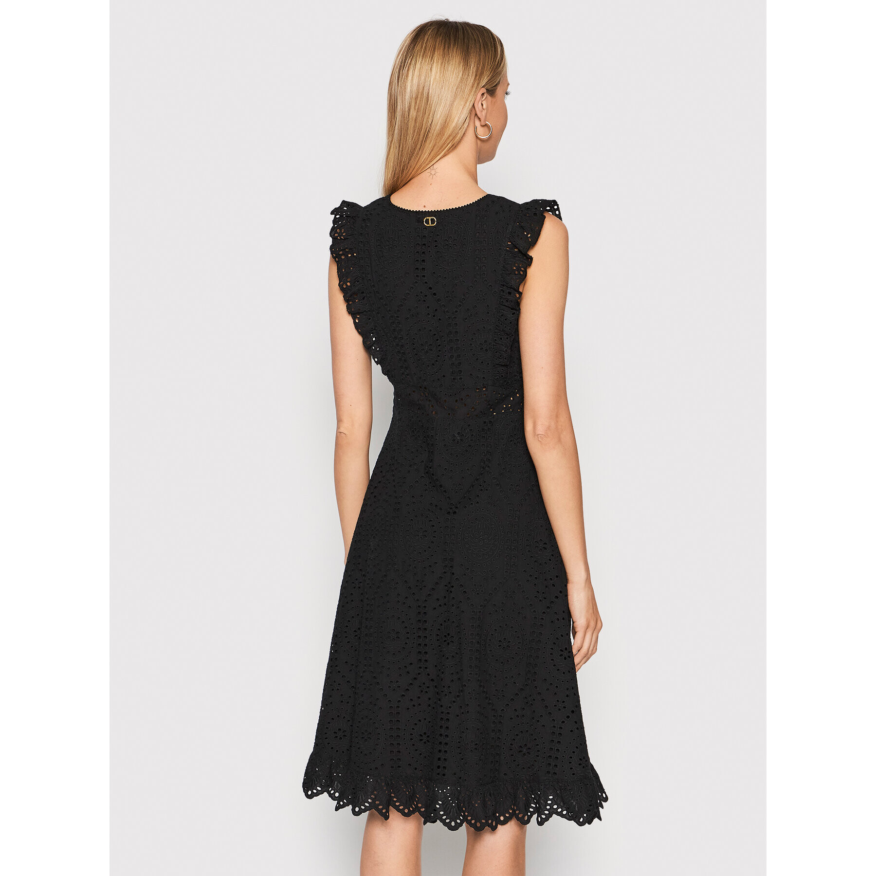 TWINSET Rochie de vară 221TT2277 Negru Regular Fit - Pled.ro