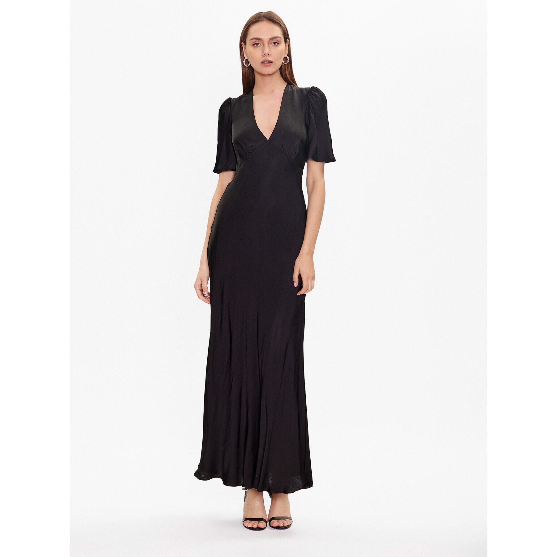 TWINSET Rochie de vară 231TT2062 Negru Regular Fit - Pled.ro