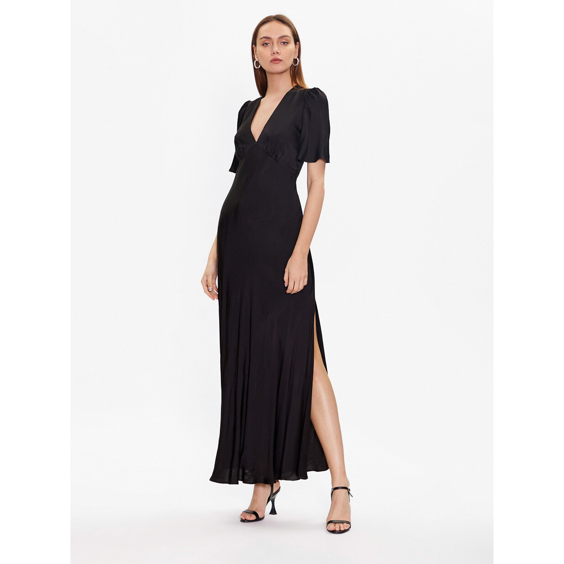 TWINSET Rochie de vară 231TT2062 Negru Regular Fit - Pled.ro