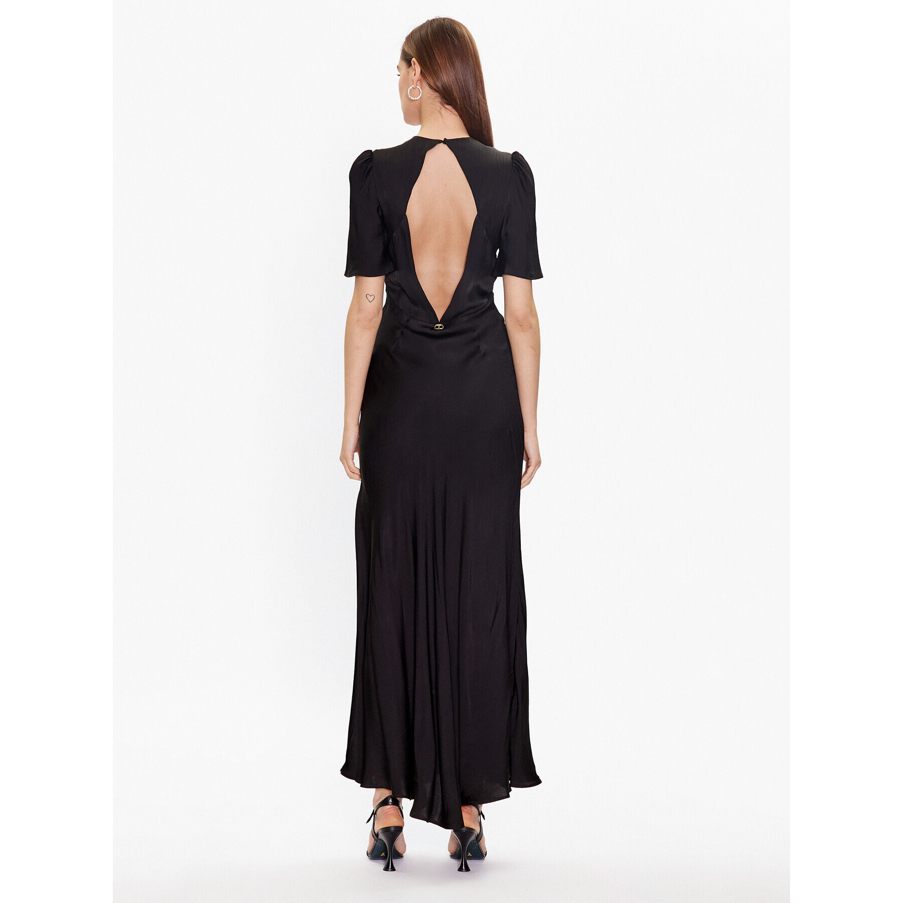 TWINSET Rochie de vară 231TT2062 Negru Regular Fit - Pled.ro