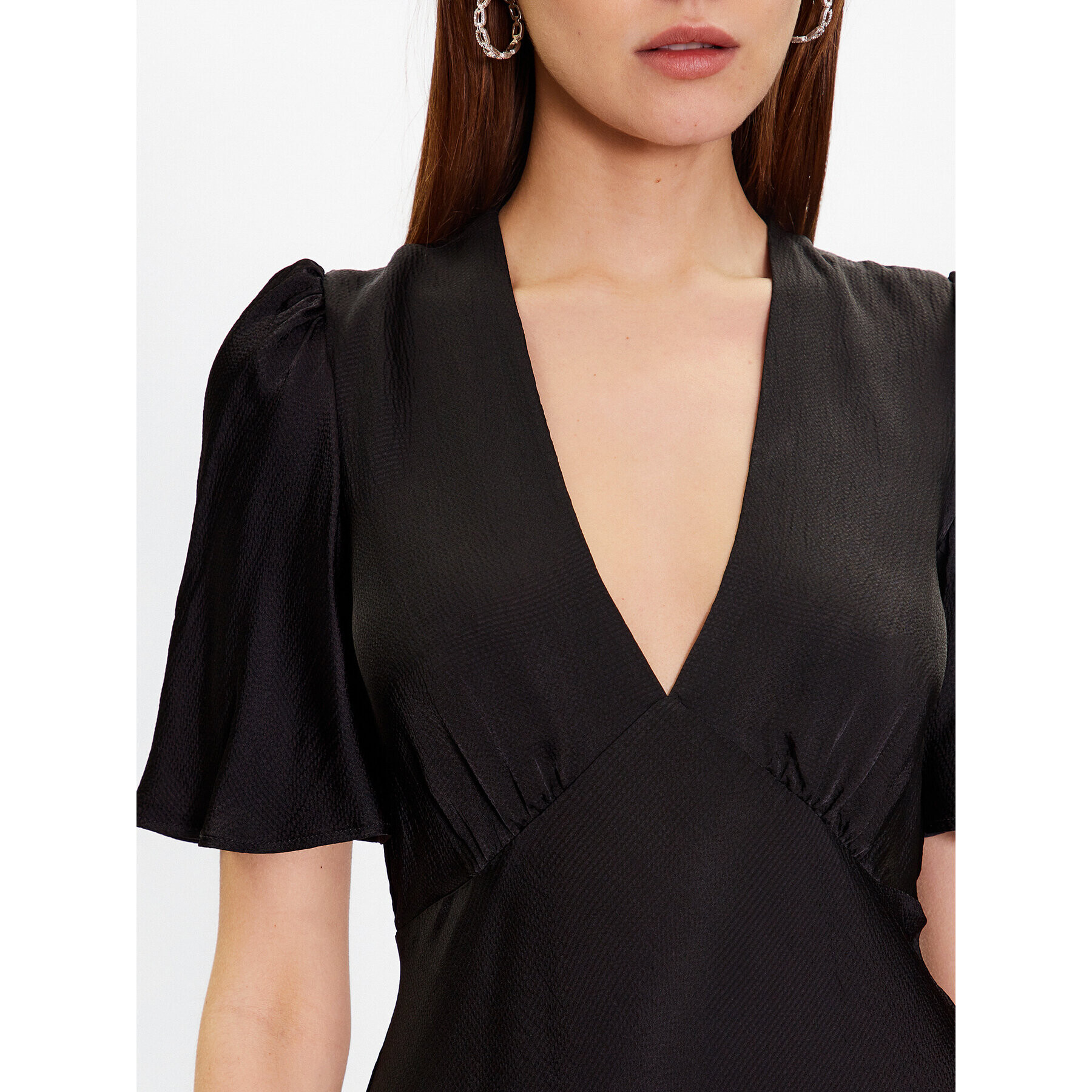 TWINSET Rochie de vară 231TT2062 Negru Regular Fit - Pled.ro