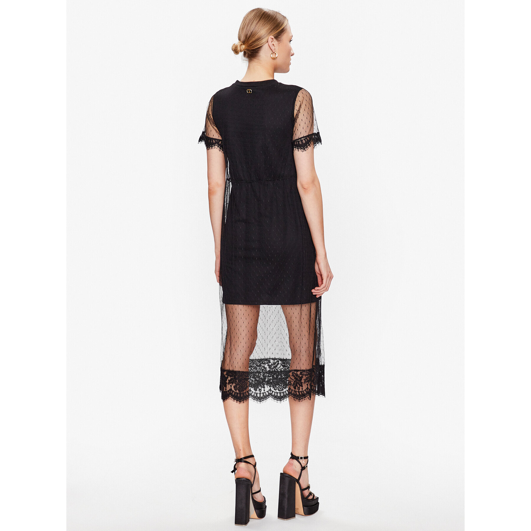 TWINSET Rochie de vară 231TT2160 Negru Regular Fit - Pled.ro