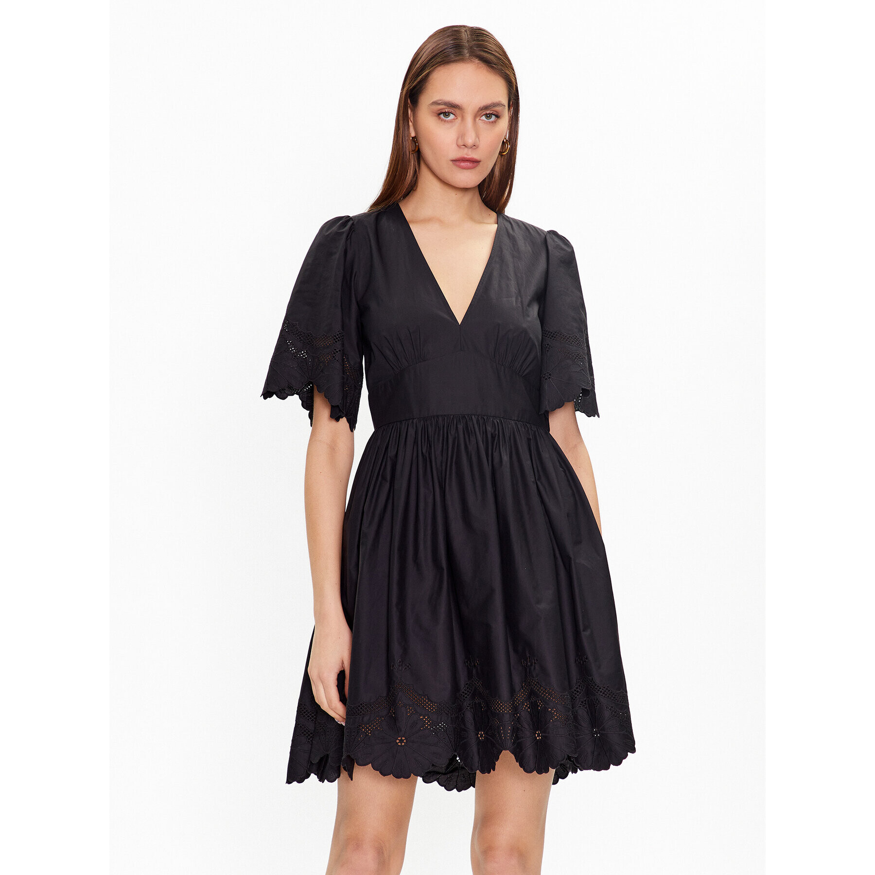 TWINSET Rochie de vară 231TT2301 Negru Regular Fit - Pled.ro