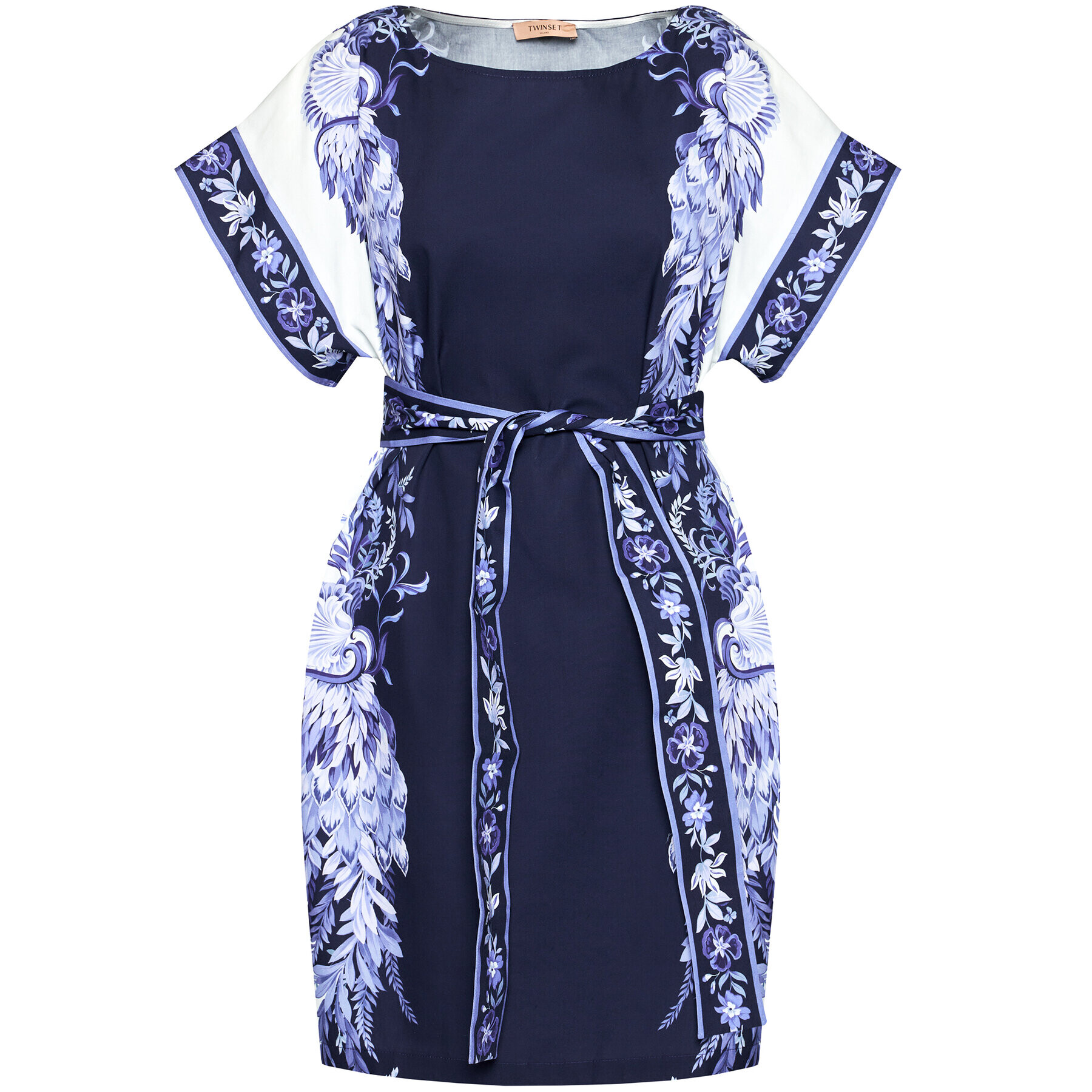 TWINSET Rochie de zi 211TT2191 Bleumarin Regular Fit - Pled.ro