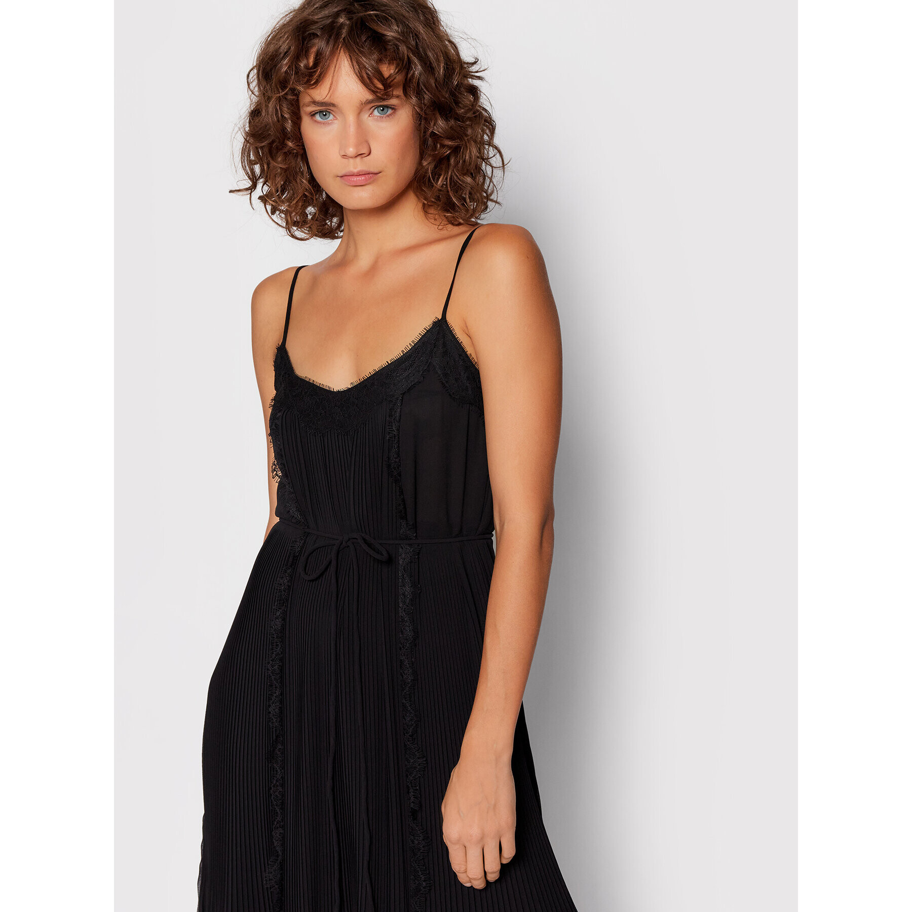 TWINSET Rochie de zi 212TT2391 Negru Regular Fit - Pled.ro