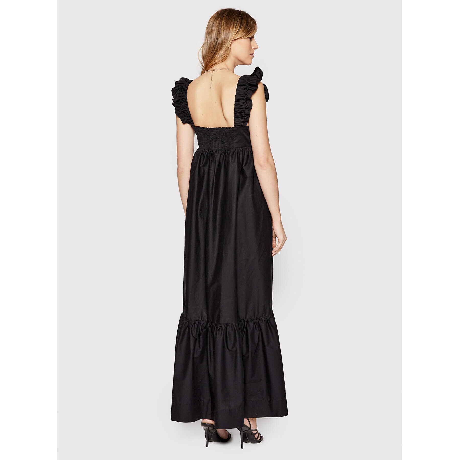 TWINSET Rochie de zi 221AT203E Negru Relaxed Fit - Pled.ro