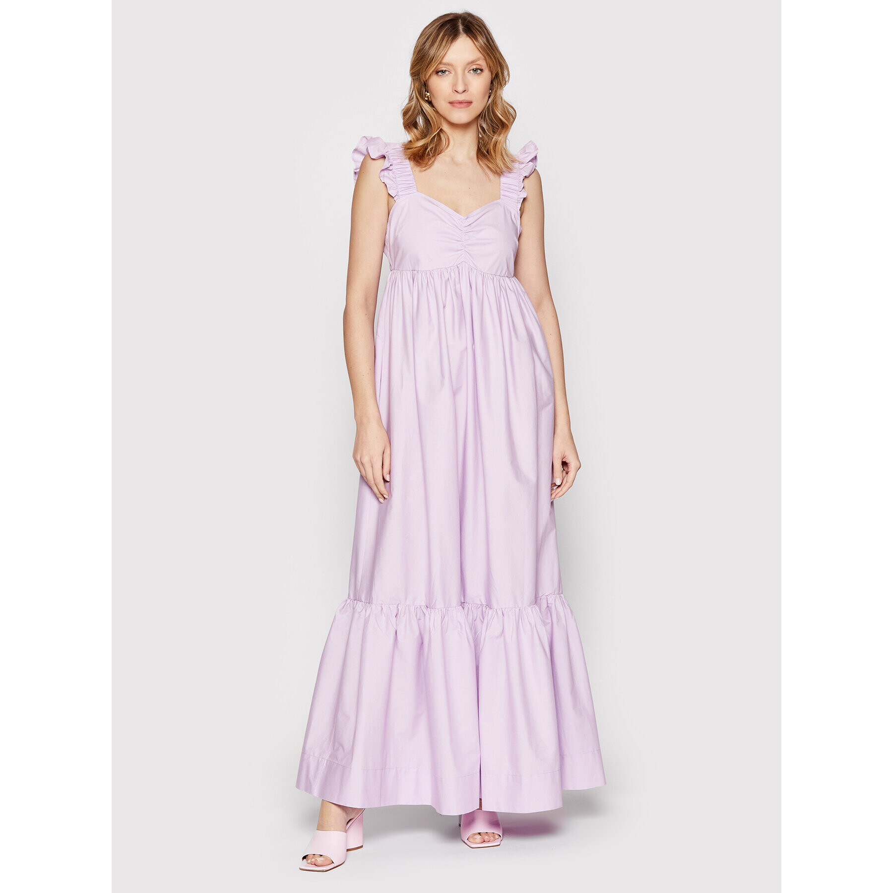 TWINSET Rochie de zi 221AT203E Violet Relaxed Fit - Pled.ro