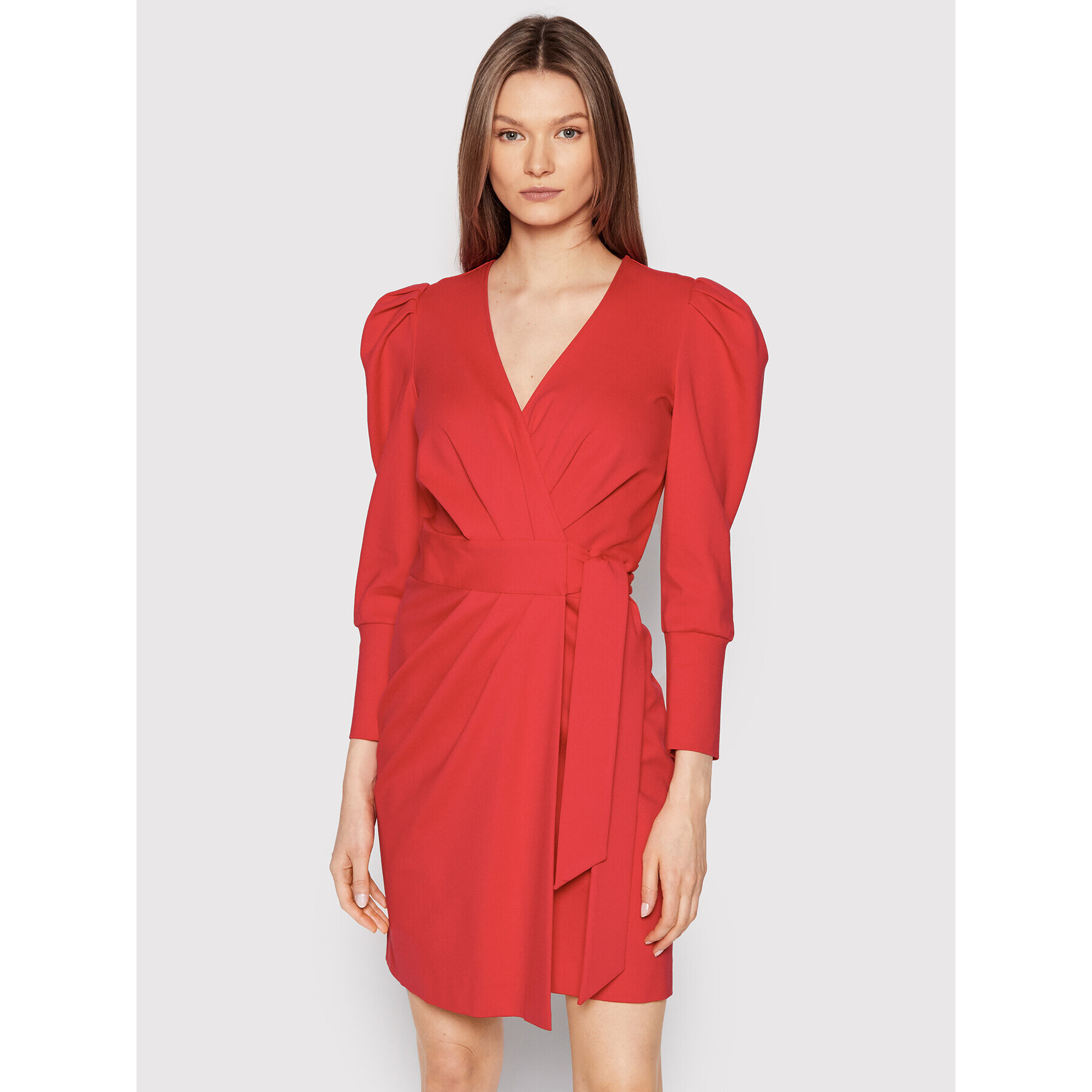 TWINSET Rochie de zi 221TP2372 Roșu Regular Fit - Pled.ro