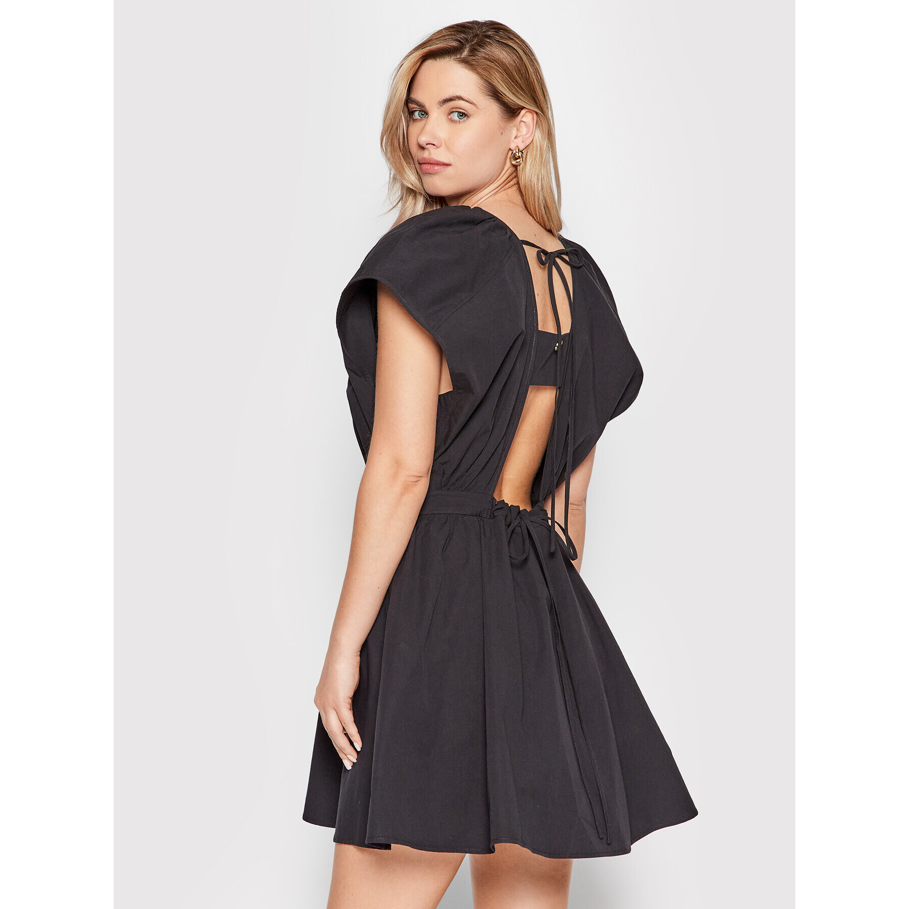 TWINSET Rochie de zi 221TT2080 Negru Regular Fit - Pled.ro