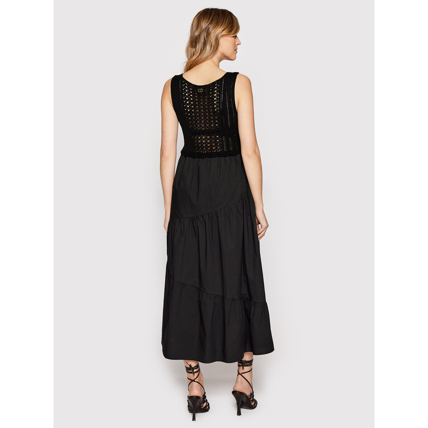 TWINSET Rochie de zi 221TT3083 Negru Regular Fit - Pled.ro