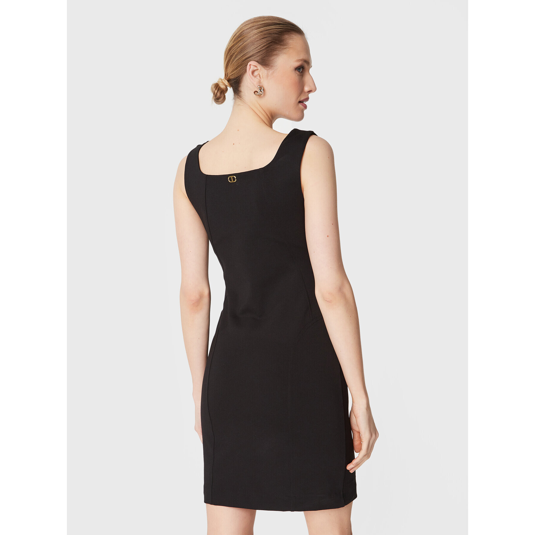 TWINSET Rochie de zi 231TP2122 Negru Slim Fit - Pled.ro