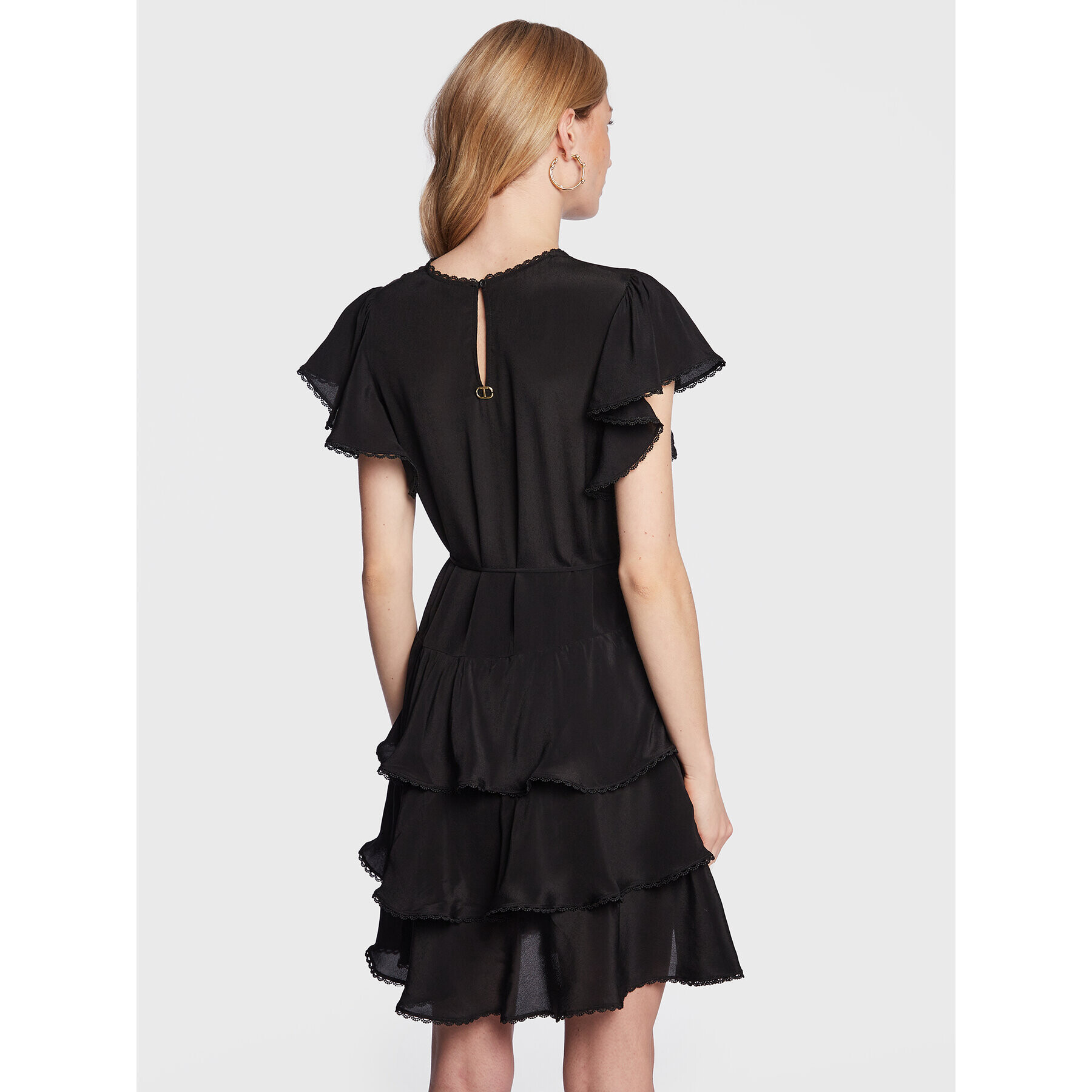 TWINSET Rochie de zi 231TP2450 Negru Regular Fit - Pled.ro