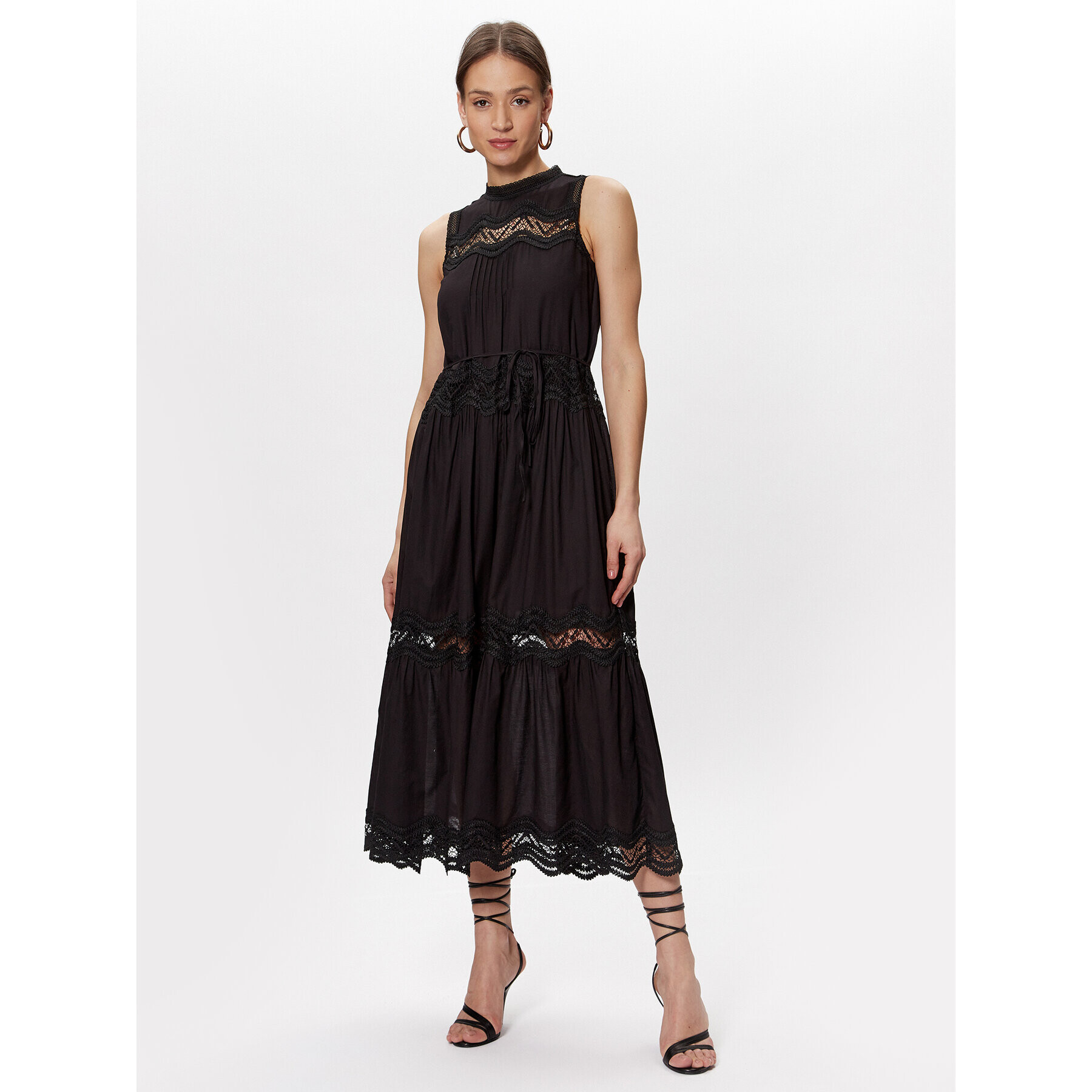 TWINSET Rochie de zi 231TT2290 Negru Regular Fit - Pled.ro