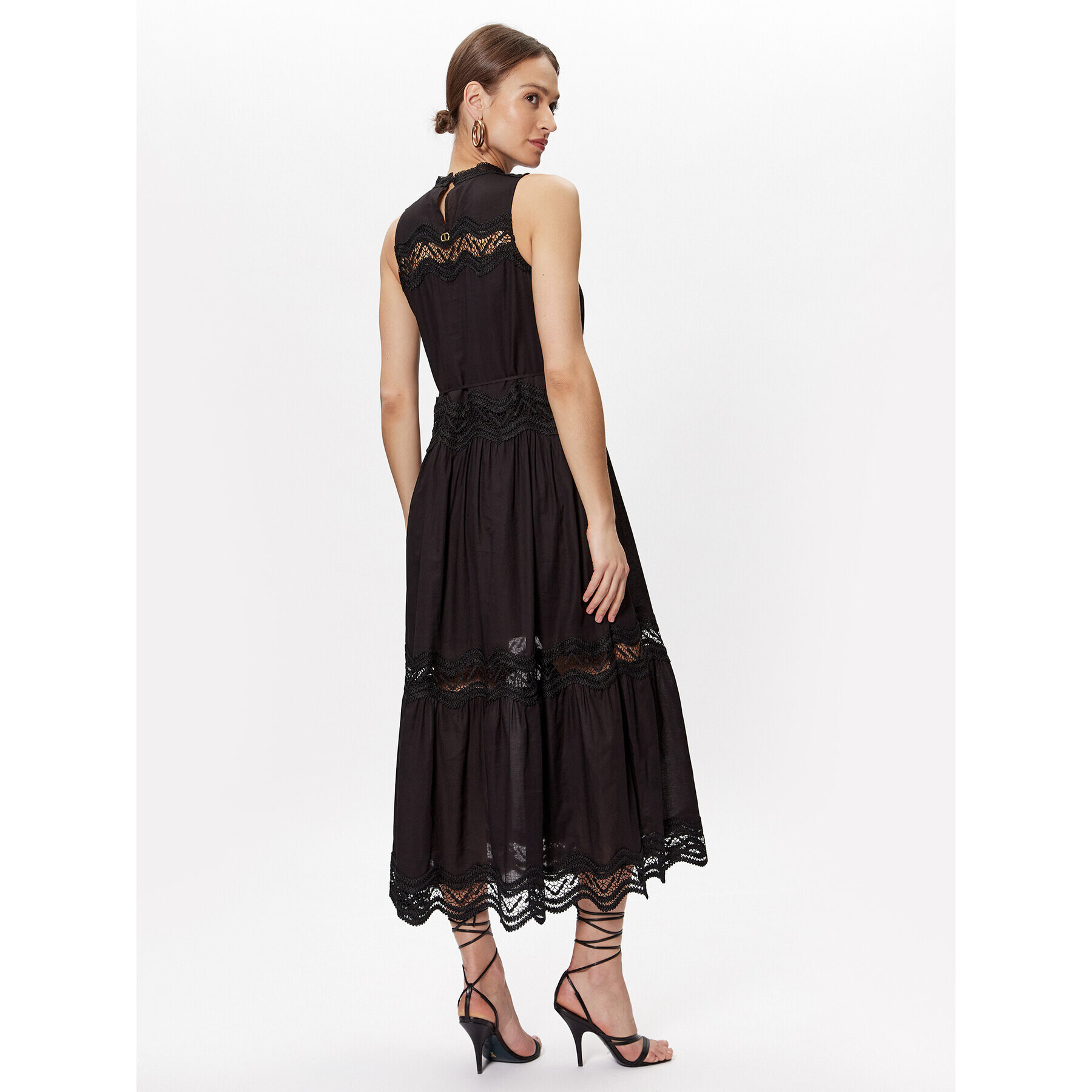 TWINSET Rochie de zi 231TT2290 Negru Regular Fit - Pled.ro