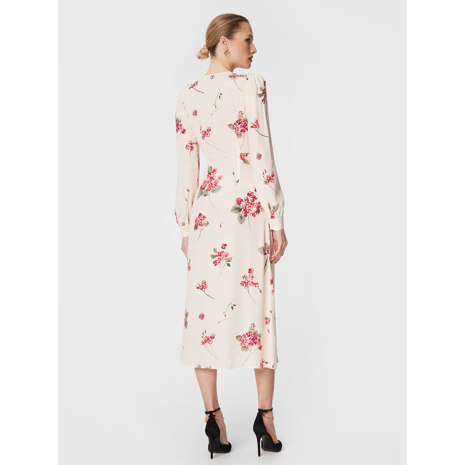 TWINSET Rochie tip cămașă 231TP2701 Bej Regular Fit - Pled.ro