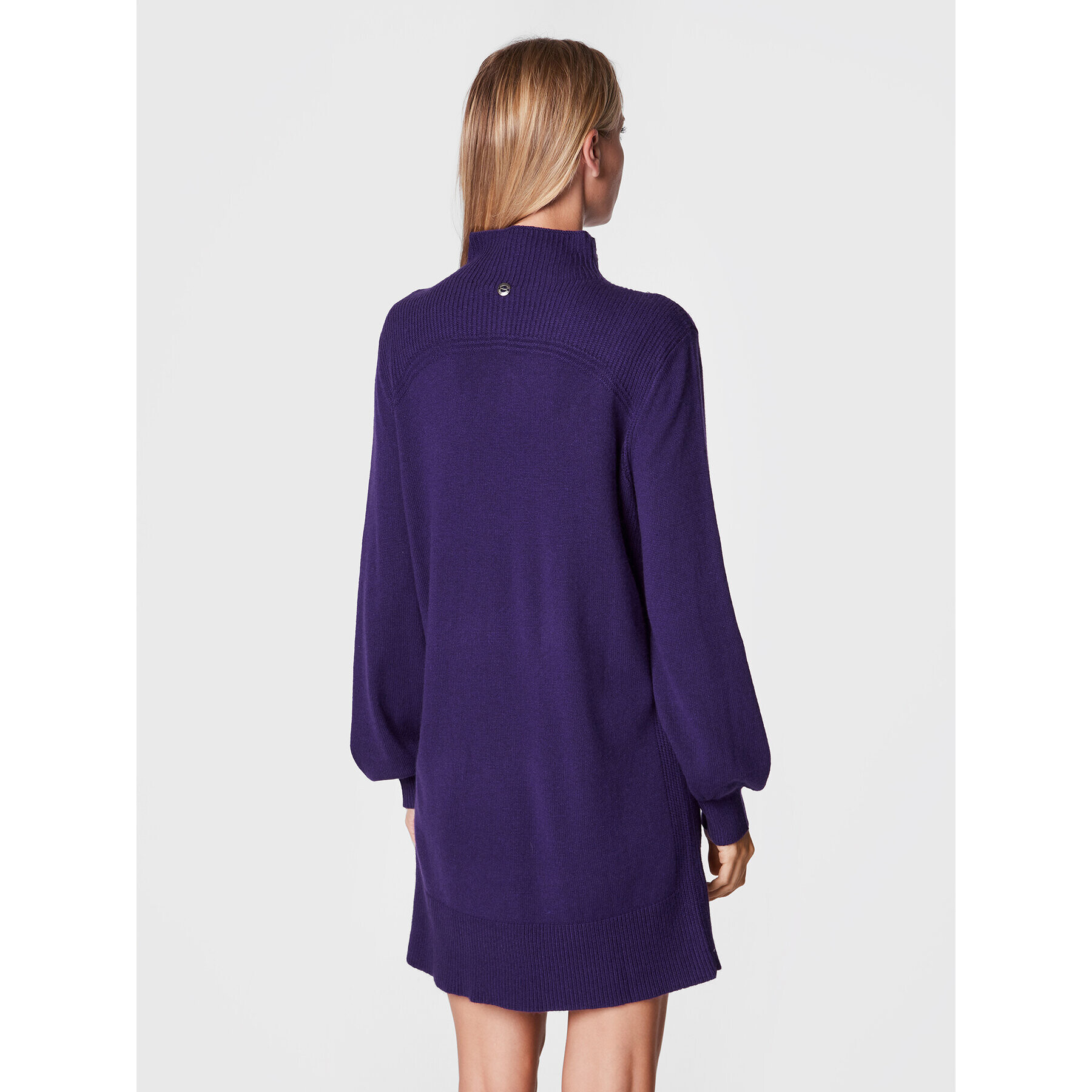 TWINSET Rochie tricotată 222AP3334 Violet Regular Fit - Pled.ro