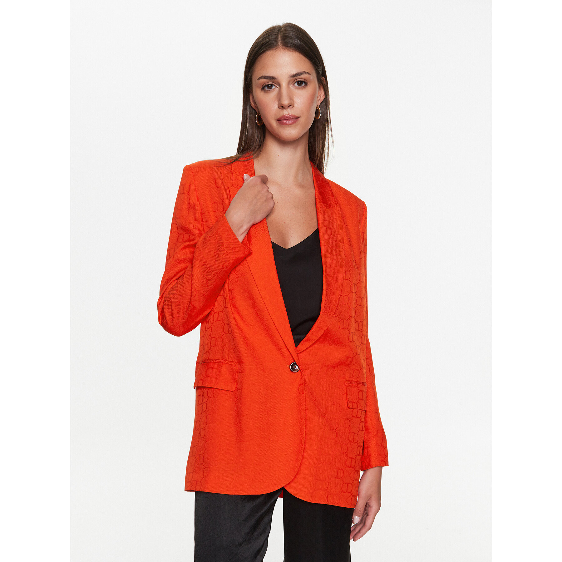 TWINSET Sacou 231TT2144 Portocaliu Regular Fit - Pled.ro