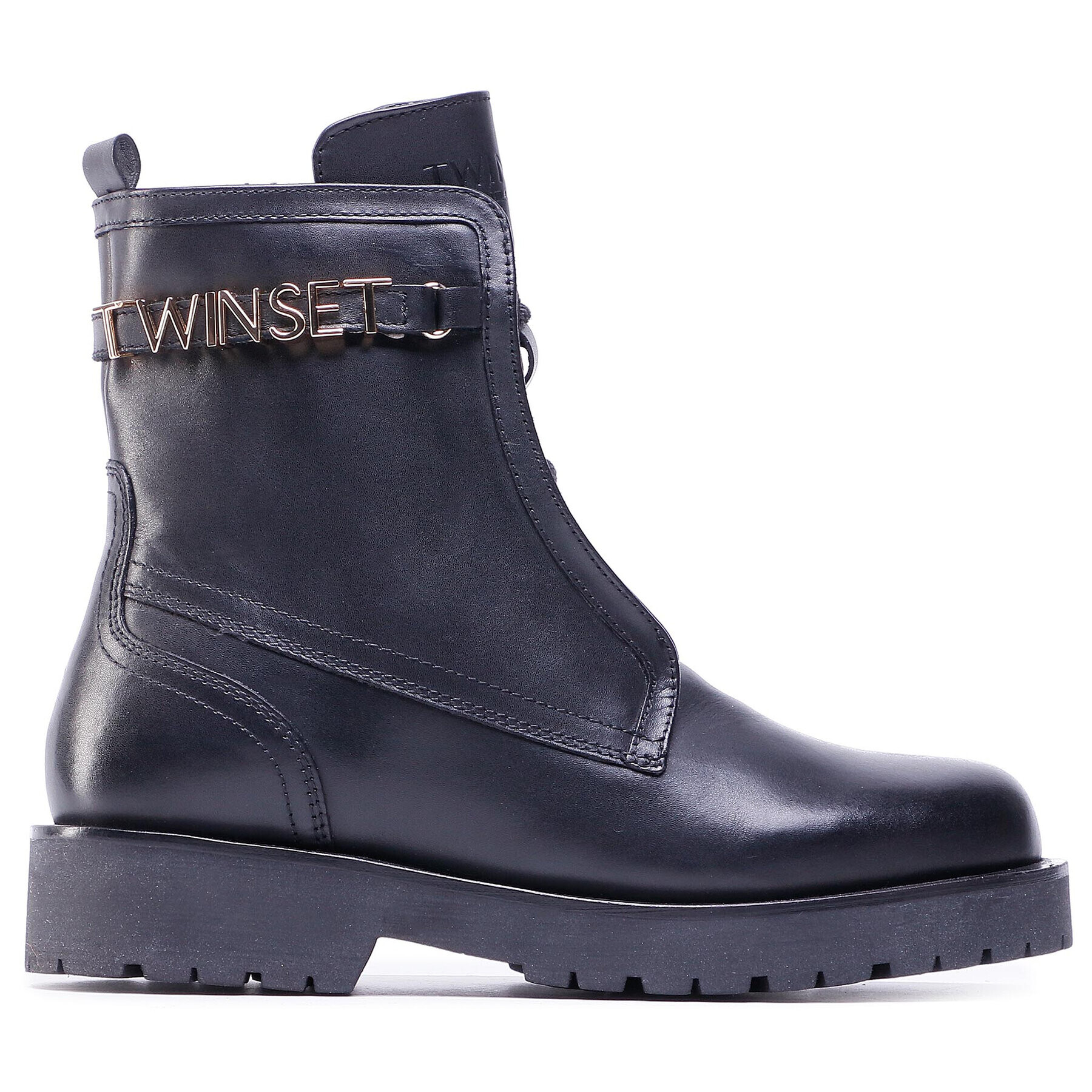 TWINSET Trappers Anfibio 202TCP03E Negru - Pled.ro