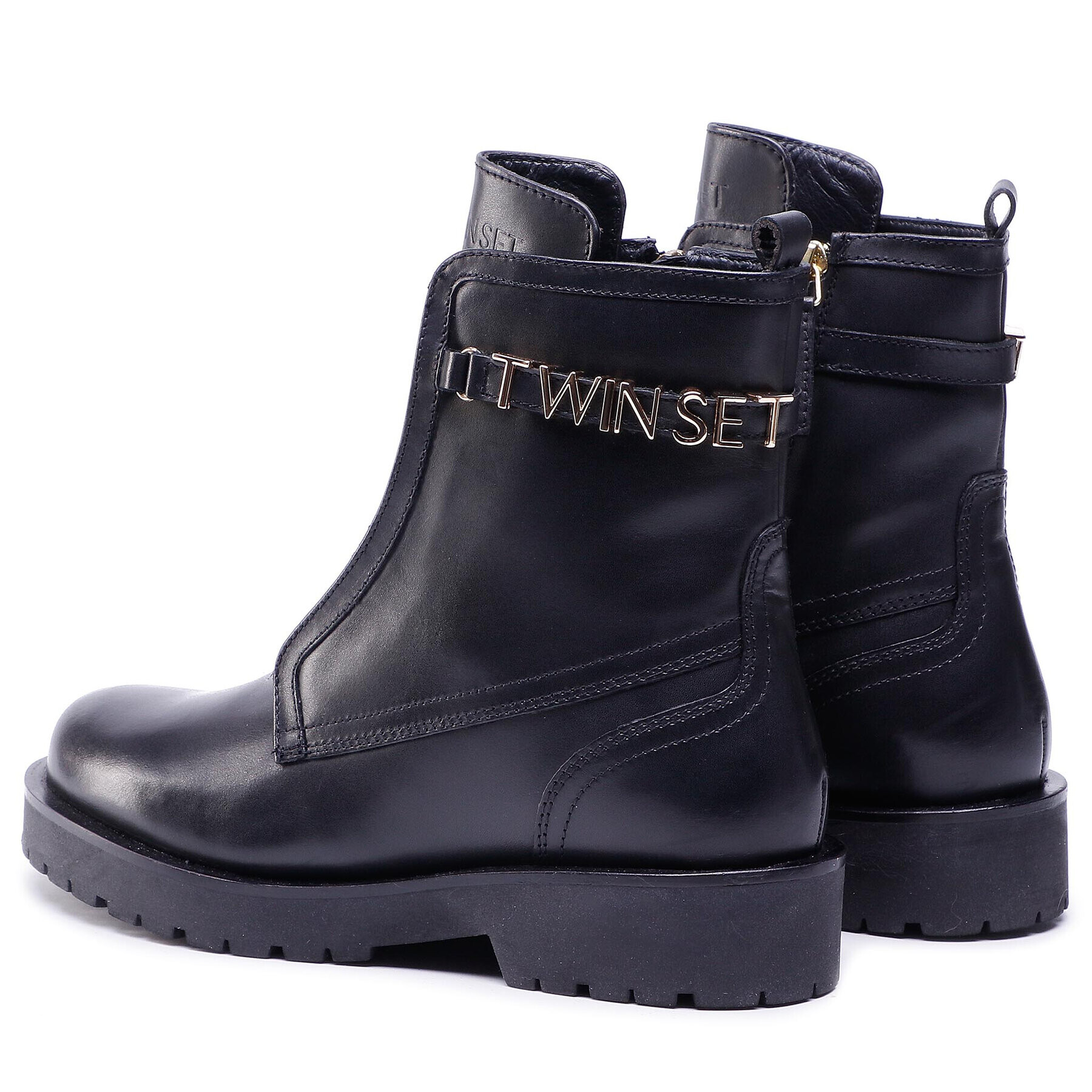 TWINSET Trappers Anfibio 202TCP03E Negru - Pled.ro