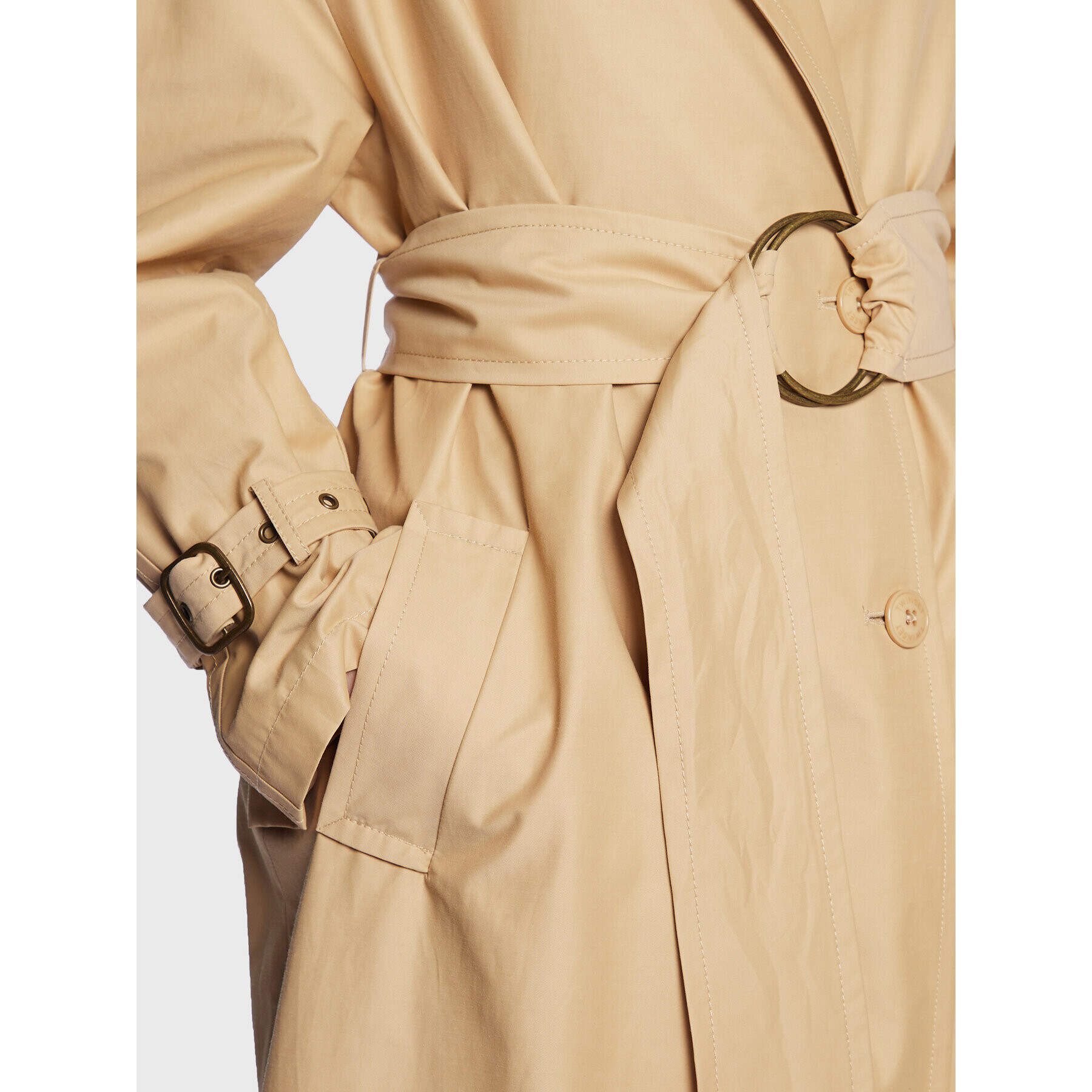 TWINSET Trench 231TP2200 Bej Regular Fit - Pled.ro