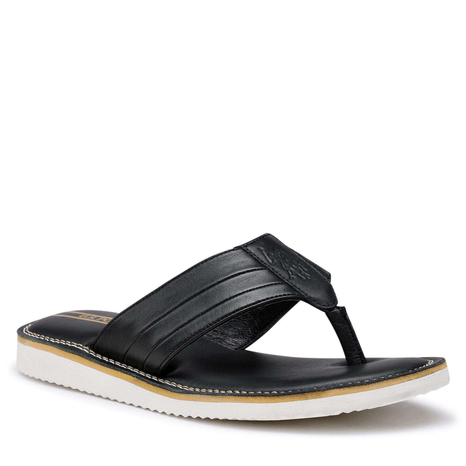 U.S. Polo Assn. Flip flop Mylo001 MYLO001M/2L1 Negru - Pled.ro