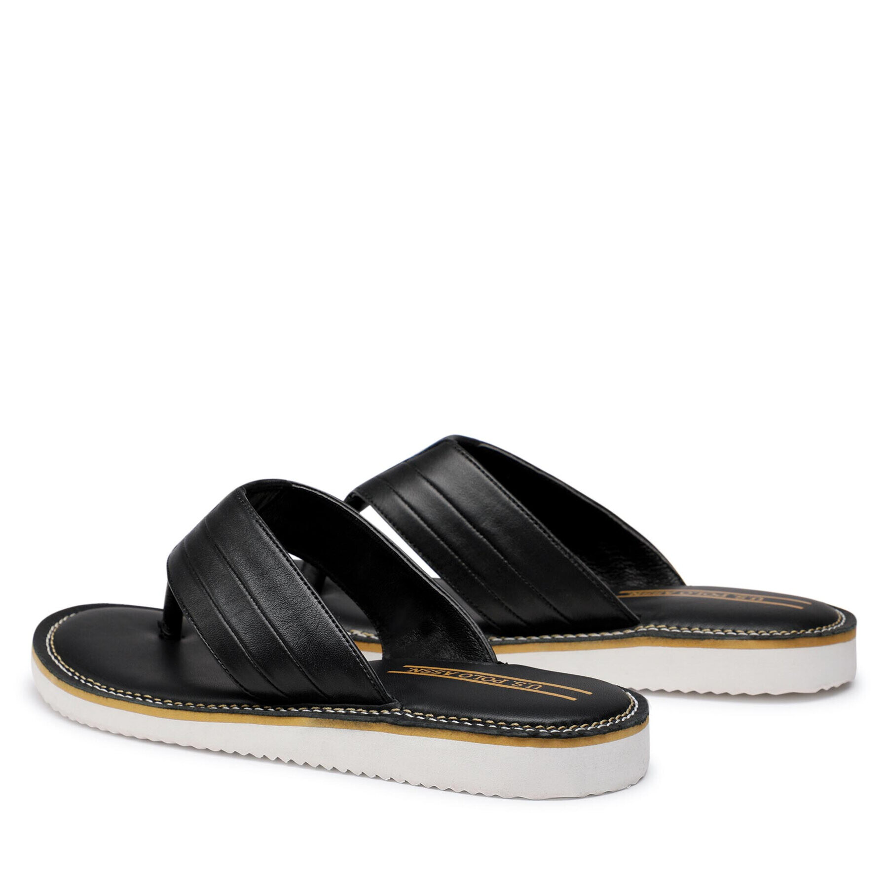 U.S. Polo Assn. Flip flop Mylo001 MYLO001M/2L1 Negru - Pled.ro