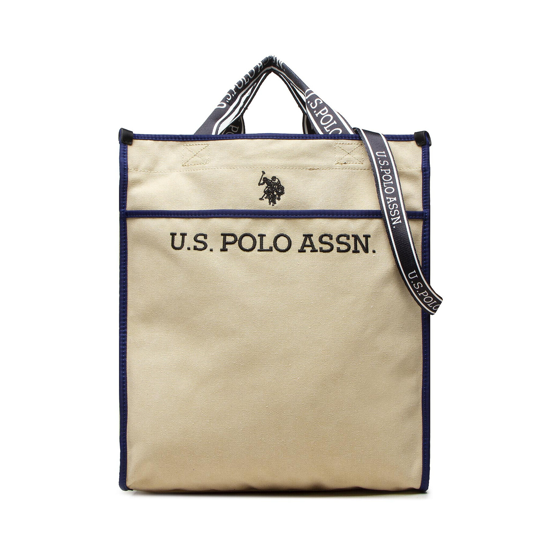 U.S. Polo Assn. Geantă Halifax Tall Shopping BEUHX2833WUY517 Bej - Pled.ro