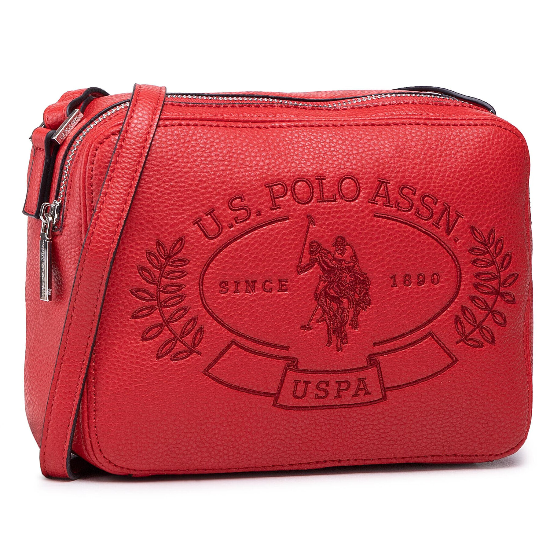 U.S. Polo Assn. Geantă New Hailey Crossbody BEUHF5161WVP400 Roșu - Pled.ro