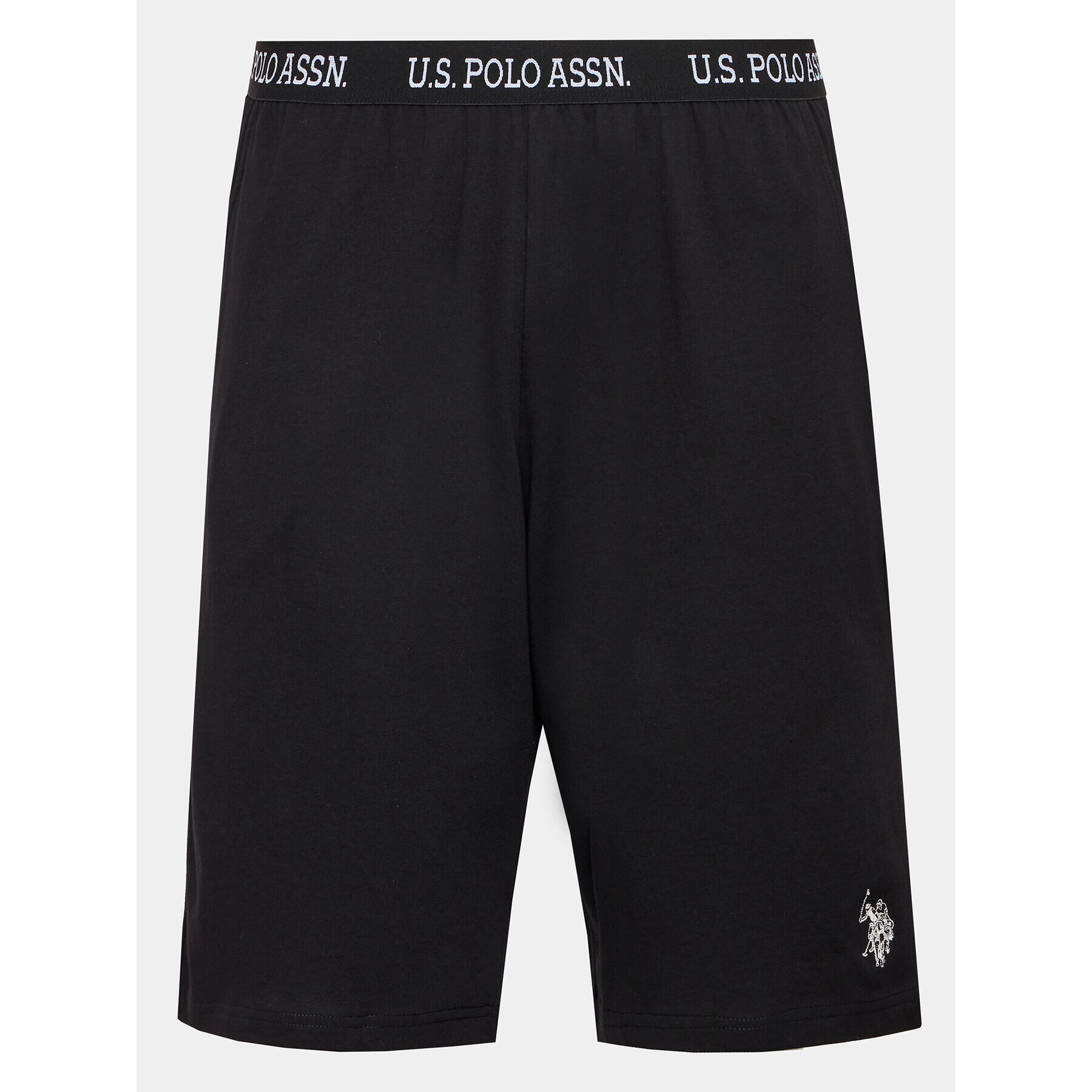 U.S. Polo Assn. Pantaloni scurți pijama 18473 Negru Regular Fit - Pled.ro