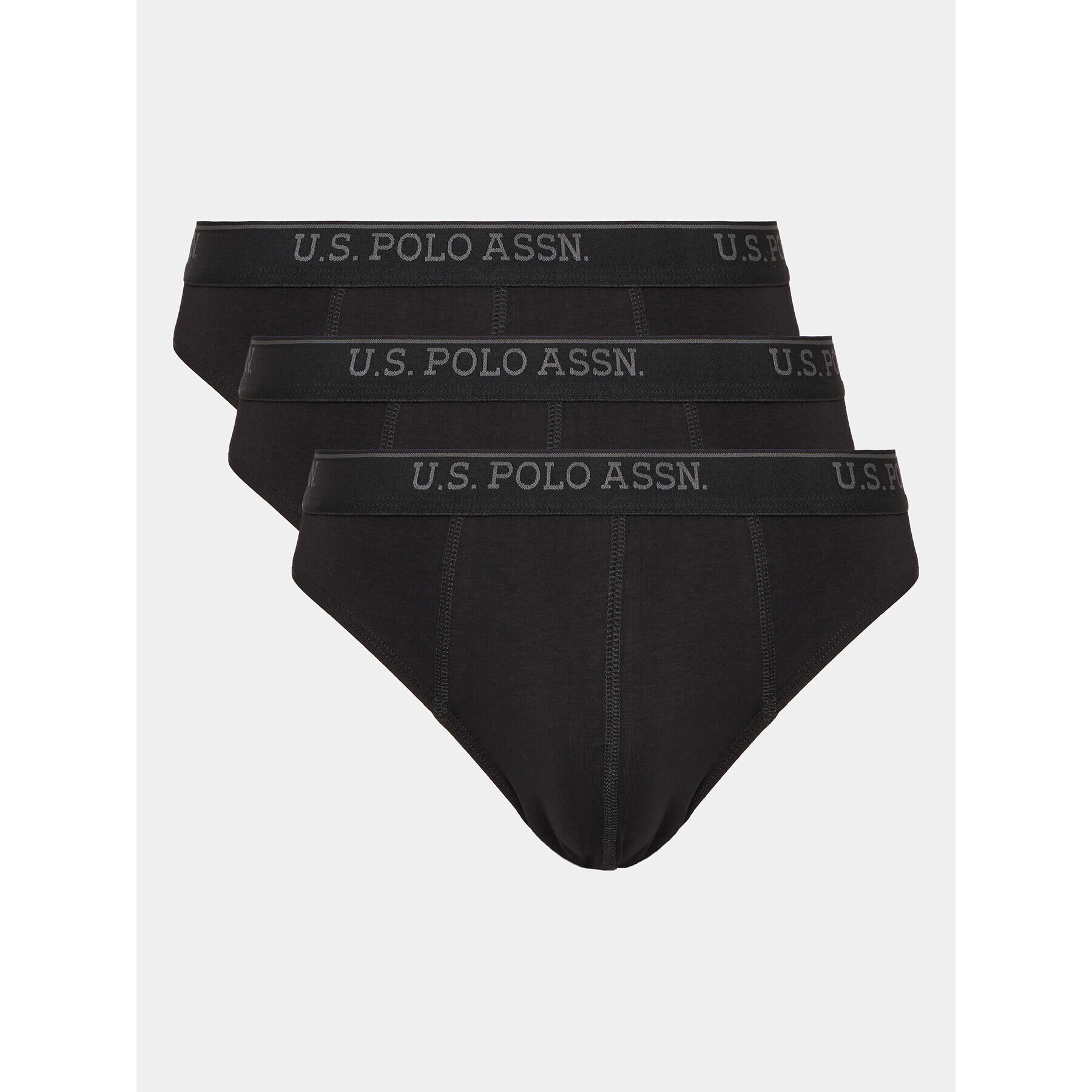 U.S. Polo Assn. Set 3 perechi de slipuri 83057 Negru - Pled.ro