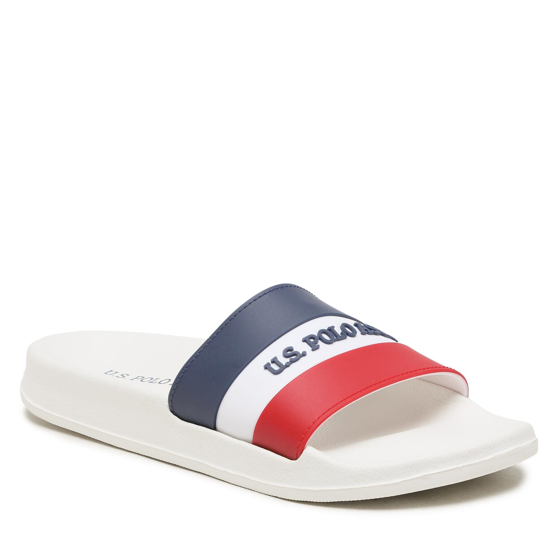 U.S. Polo Assn. Șlapi Gavio GAVIO002A FLAG Alb - Pled.ro