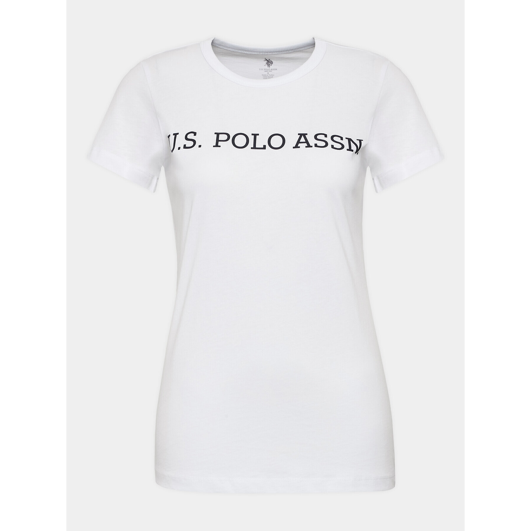 U.S. Polo Assn. Tricou 16595 Alb Regular Fit - Pled.ro