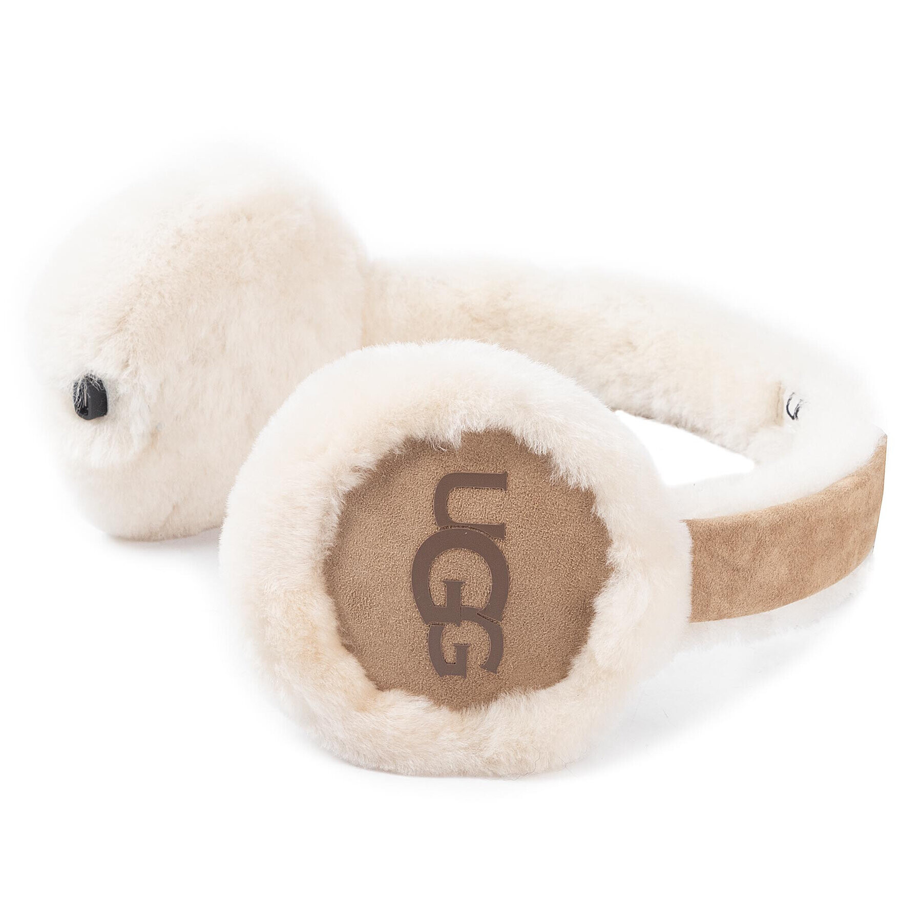 Ugg Apărători urechi W Logo Bluetooth Earmuff 18707 Bej - Pled.ro