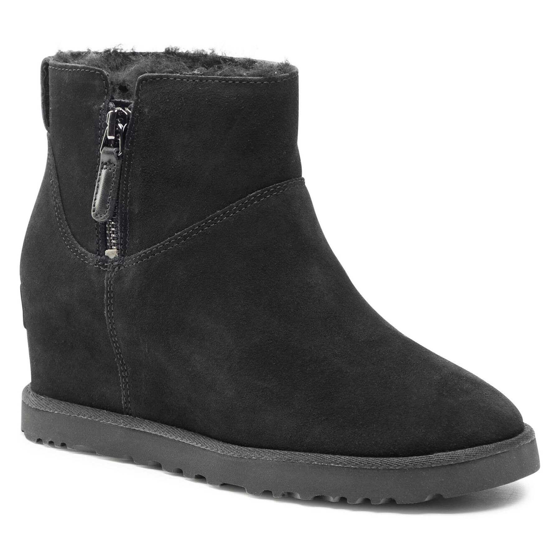 Ugg Botine W Classic Femme Zip Mini 1117535 Negru - Pled.ro