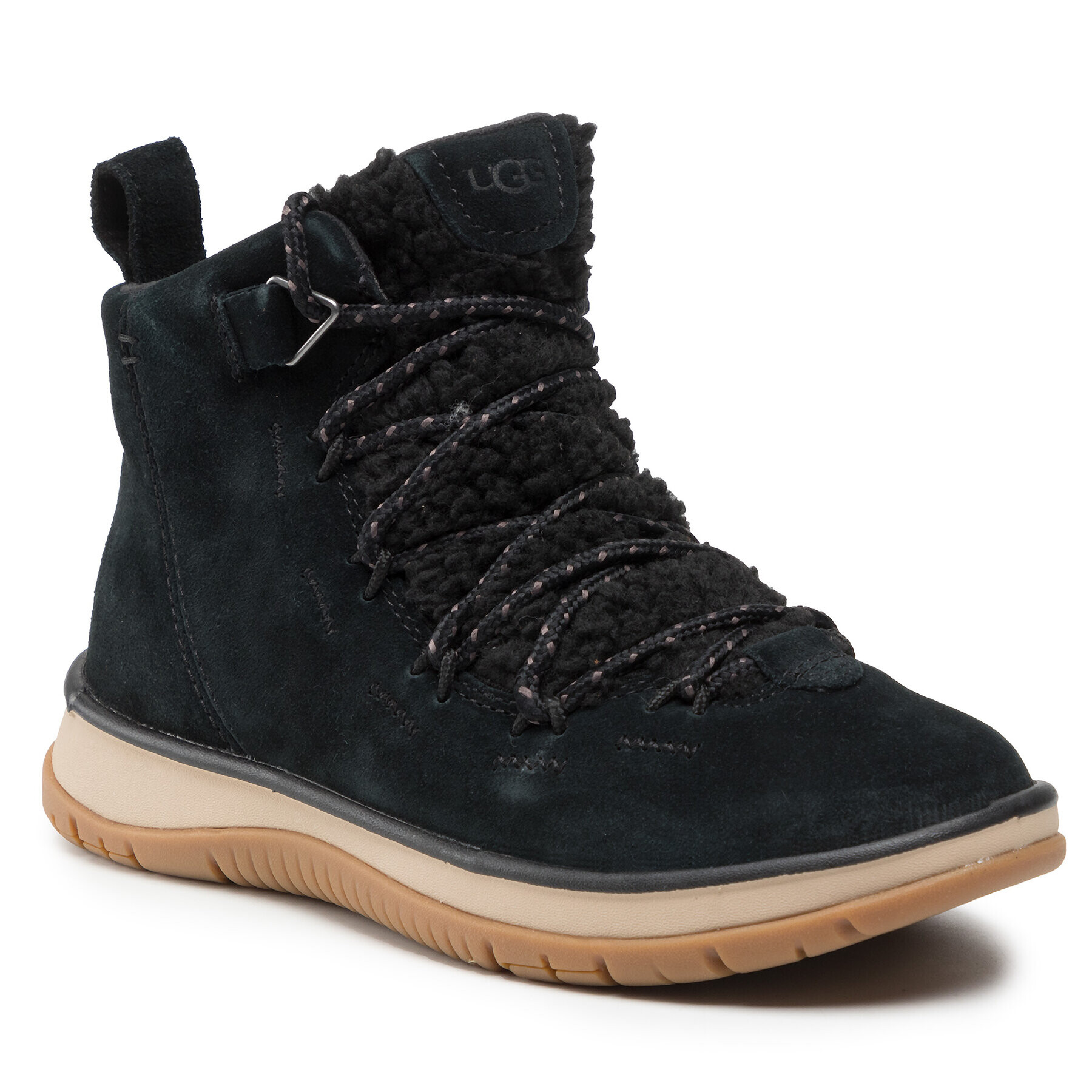 Ugg Botine W Lakesider Heritage Mid 1121020 Negru - Pled.ro