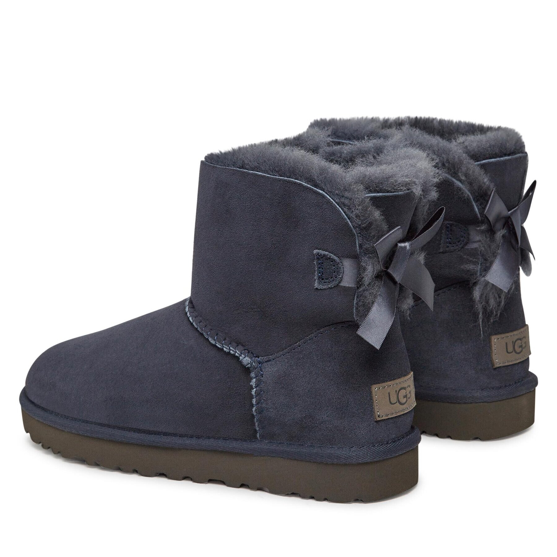 Ugg Cizme de zăpadă W Mini Bailey Bow II 1016501 Bleumarin - Pled.ro