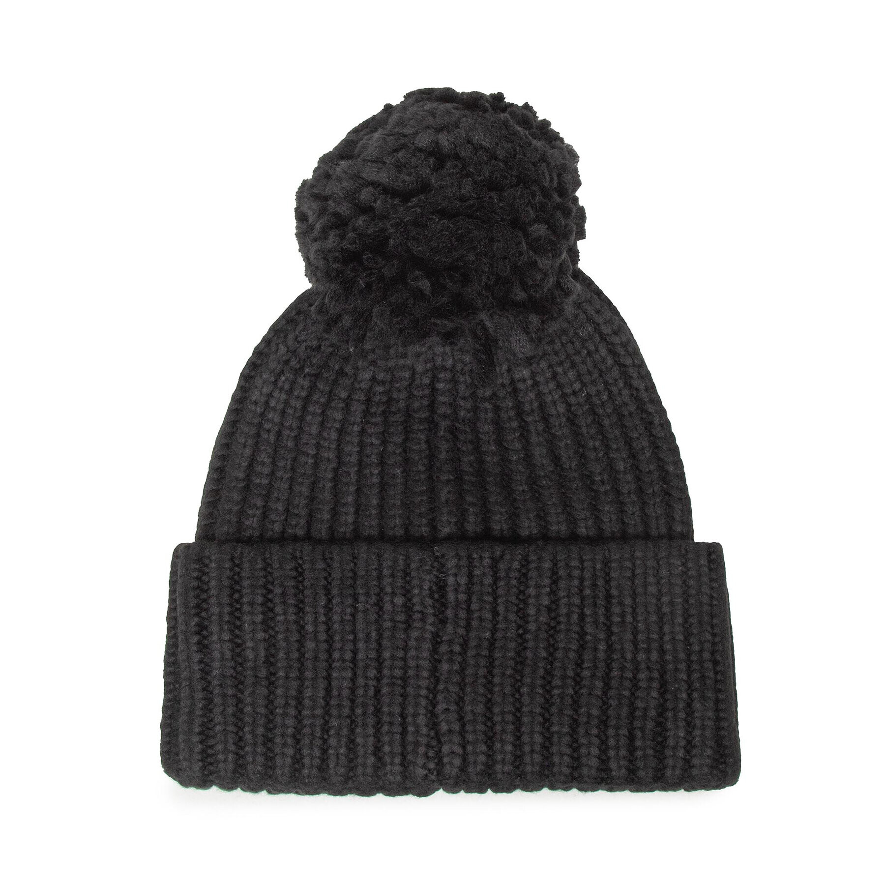 Ugg Căciulă W Chunky Rib Knit Beanie W Pom 20165 Negru - Pled.ro