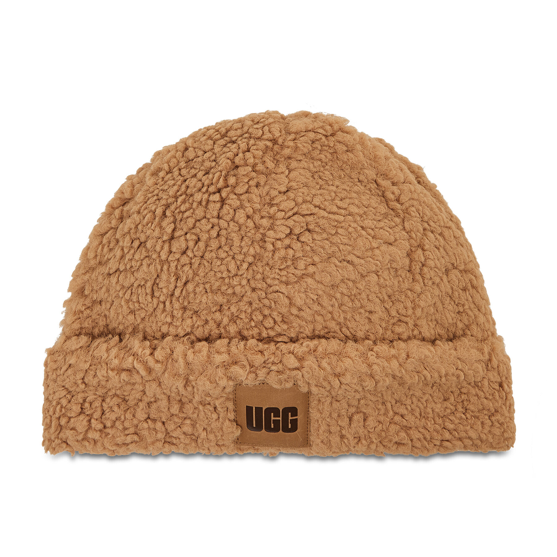 Ugg Căciulă W Sherpa Cuff Beanie 20051 Maro - Pled.ro