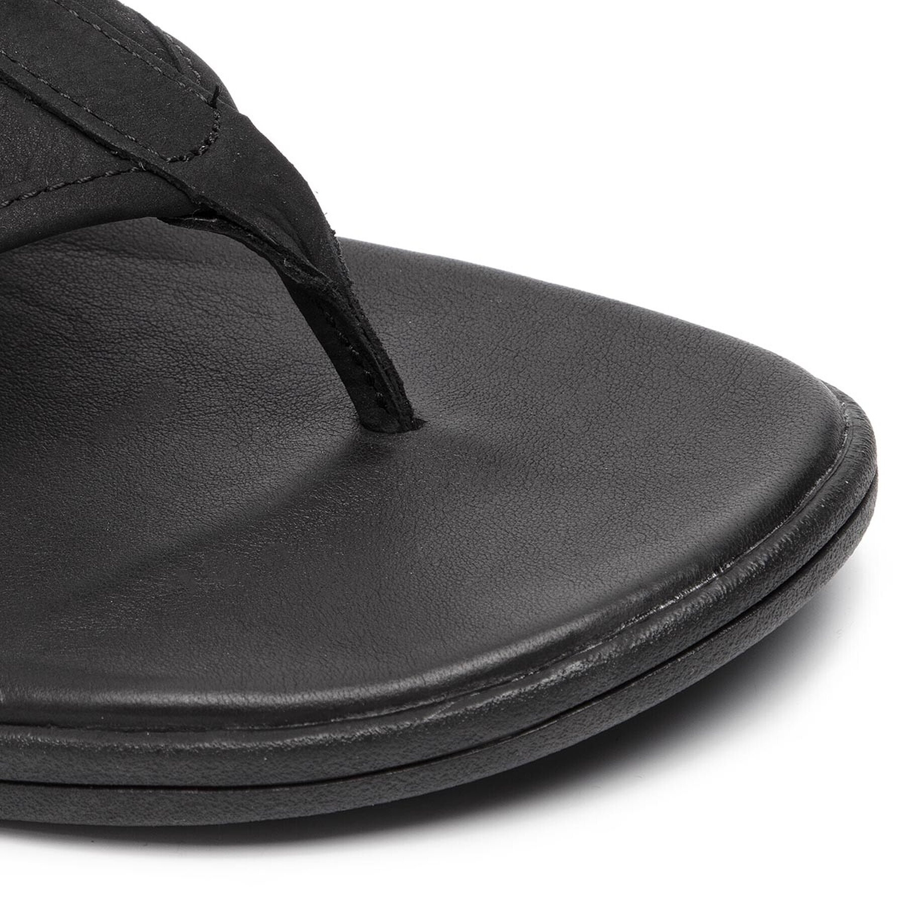 Ugg Flip flop M Seaside Flip Leather 1102690 Negru - Pled.ro