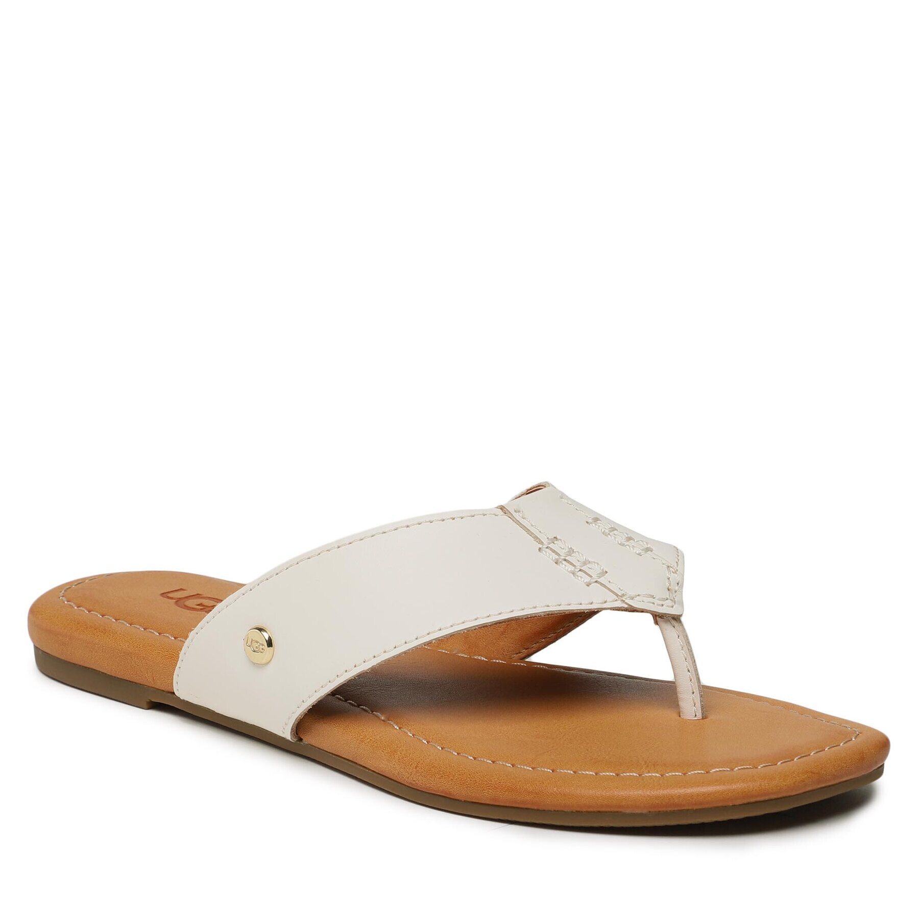 Ugg Flip flop W Carey Flip 1142177 Alb - Pled.ro