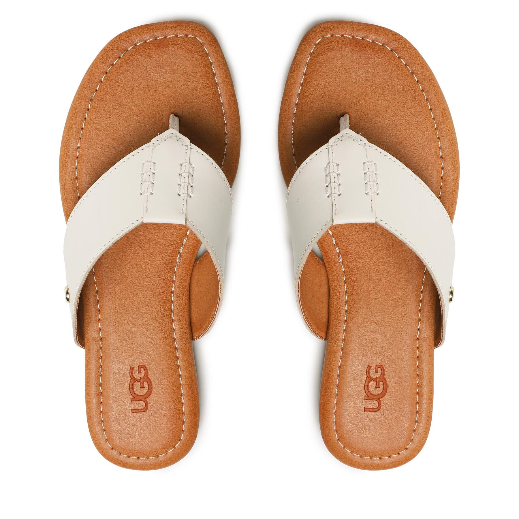 Ugg Flip flop W Carey Flip 1142177 Alb - Pled.ro