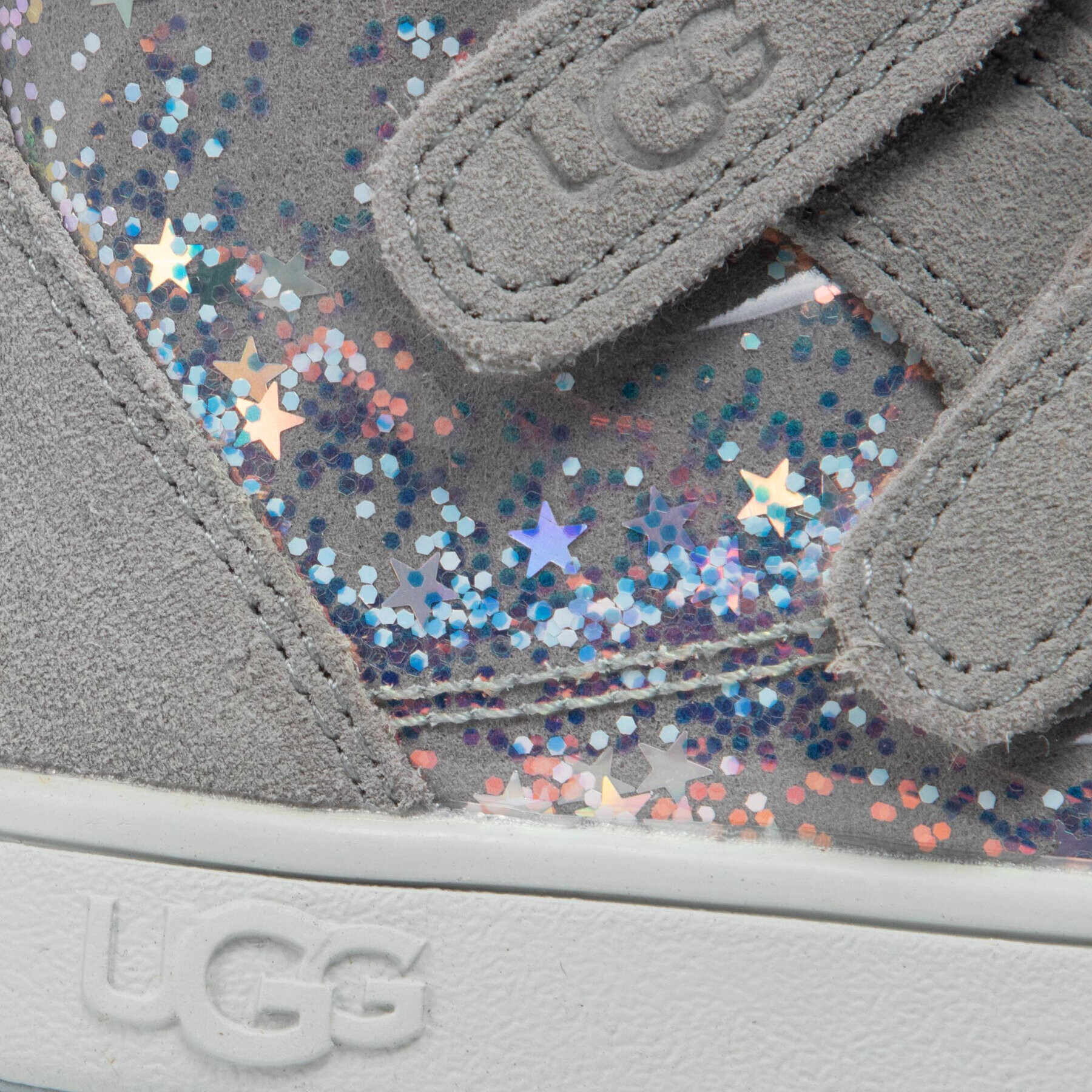 Ugg Ghete T Rennon II Clear Glitter 1120974T Gri - Pled.ro