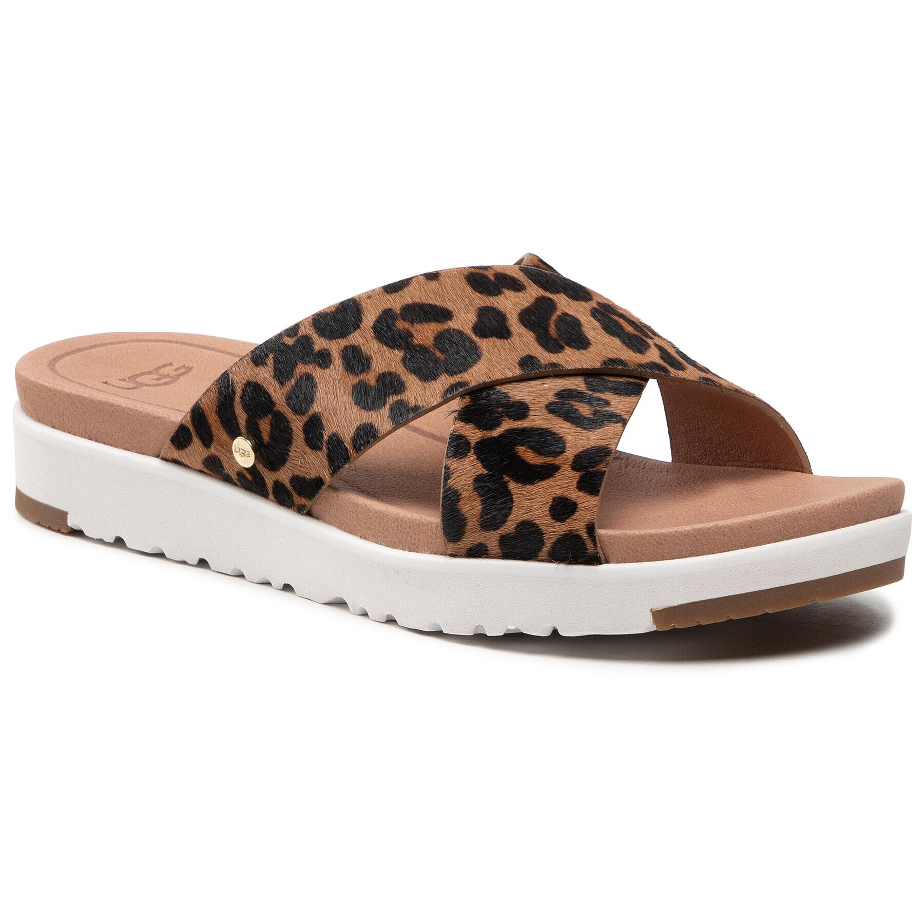 Ugg Șlapi W Kari Leopard 1119736 Maro - Pled.ro