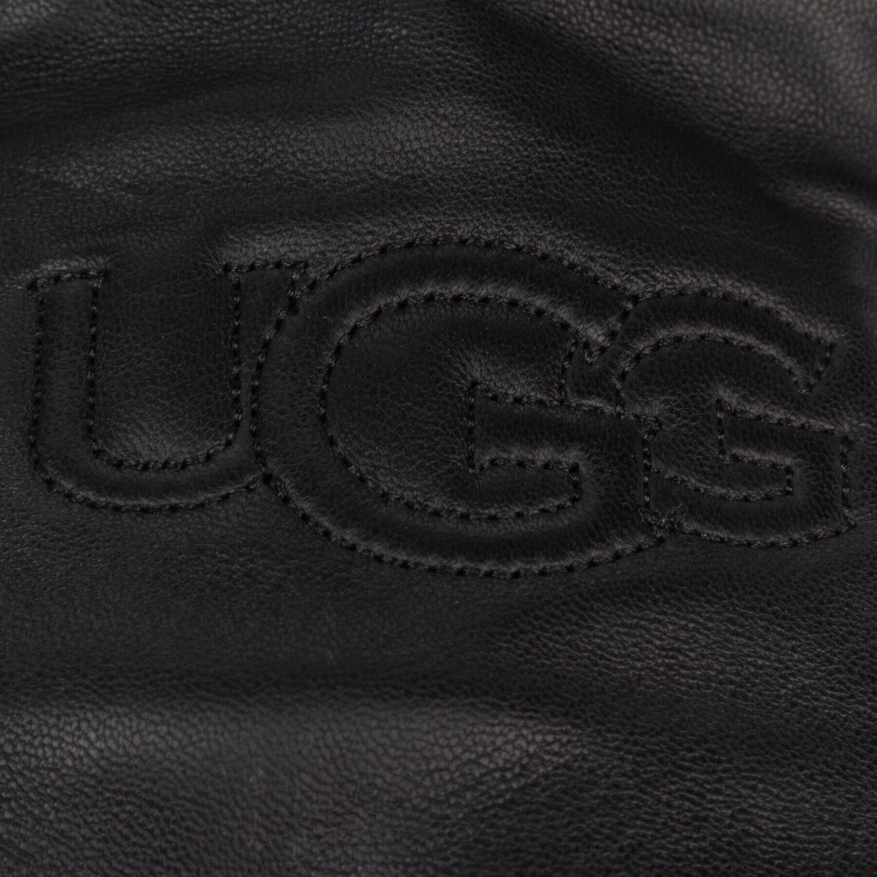 Ugg Mănuși de Damă W Classic Leather Logo Glove 19034 Negru - Pled.ro