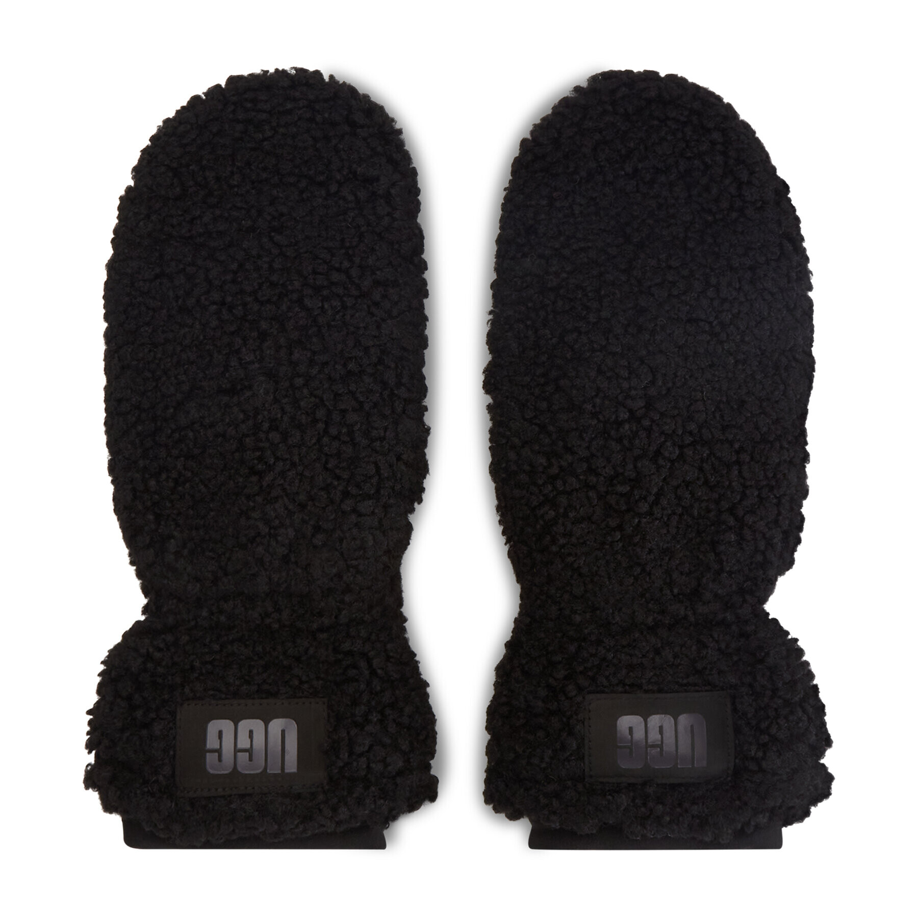 Ugg Mănuși de Damă W Sherpa Mitten w Logo Patch 20168 Negru - Pled.ro