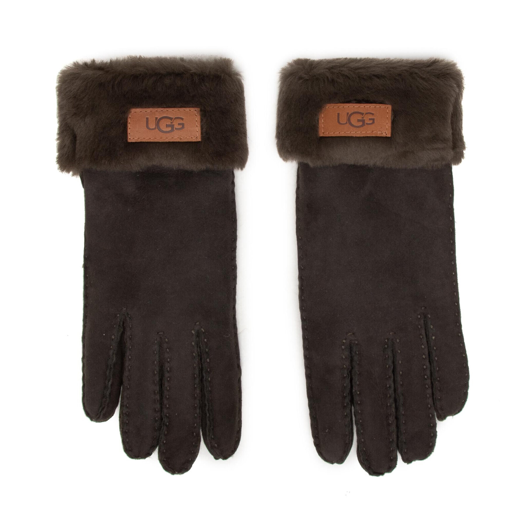 Ugg Mănuși de Damă W Turn Cuff Glove 17369 Gri - Pled.ro