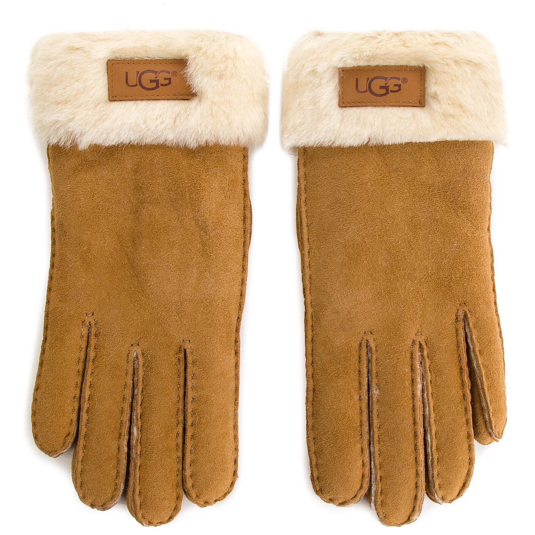 Ugg Mănuși de Damă W Turn Cuff Glove 17369 Maro - Pled.ro